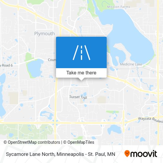 Mapa de Sycamore Lane North