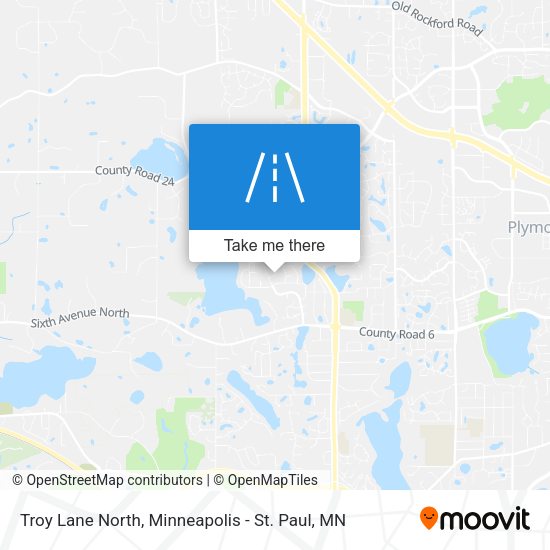 Mapa de Troy Lane North