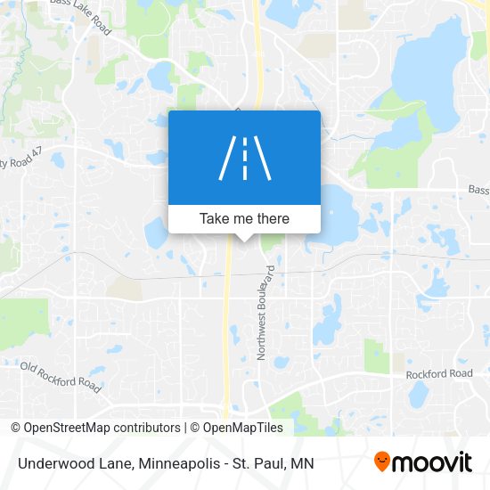 Mapa de Underwood Lane