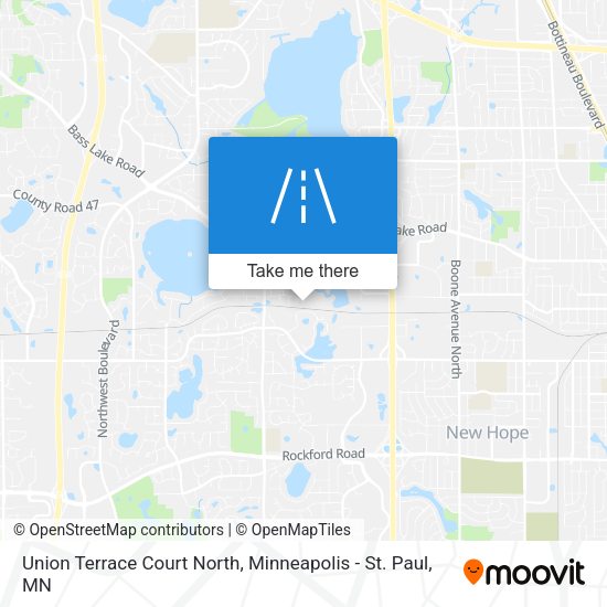 Mapa de Union Terrace Court North