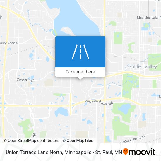 Mapa de Union Terrace Lane North