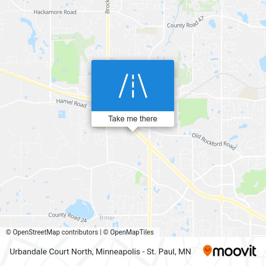Mapa de Urbandale Court North