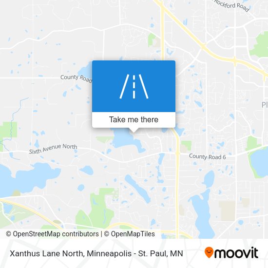 Mapa de Xanthus Lane North