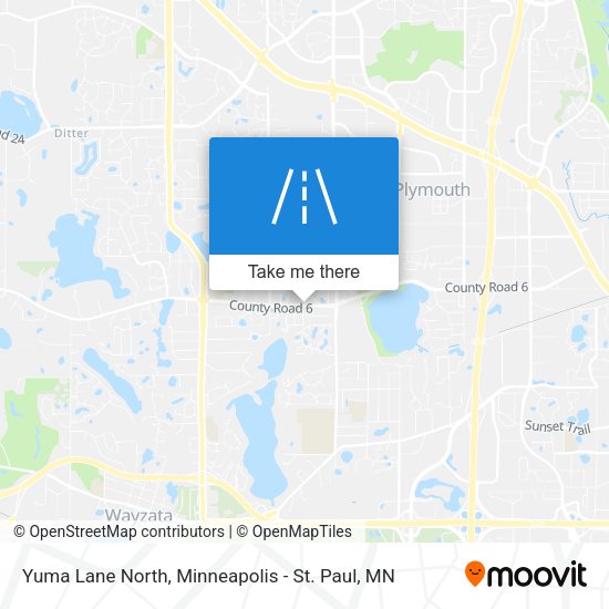 Yuma Lane North map