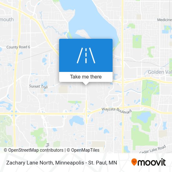 Mapa de Zachary Lane North