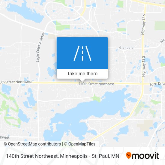 Mapa de 140th Street Northeast
