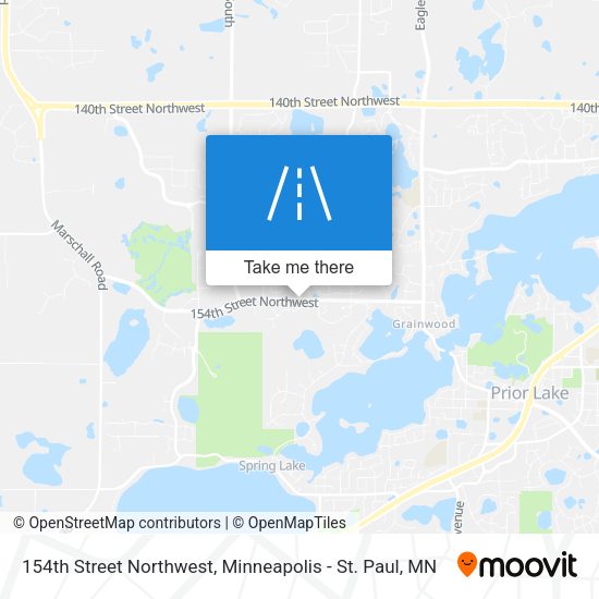 Mapa de 154th Street Northwest