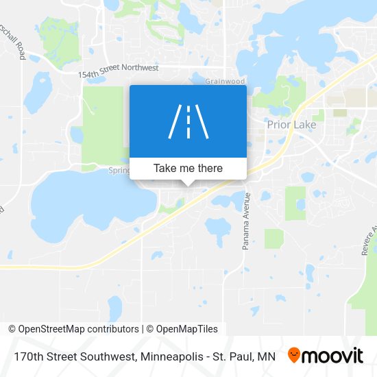 170th Street Southwest map