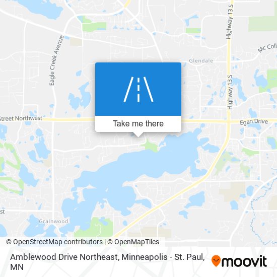 Mapa de Amblewood Drive Northeast