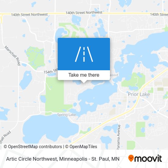 Artic Circle Northwest map