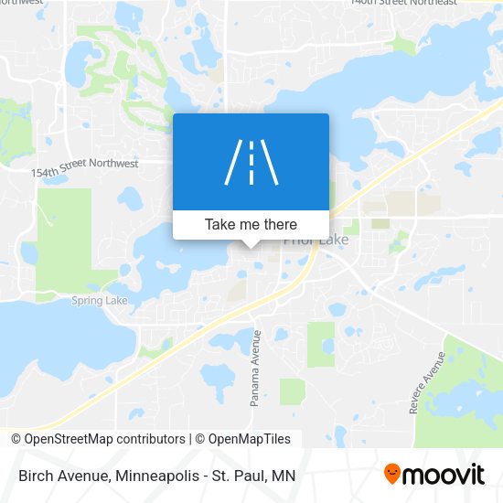 Mapa de Birch Avenue