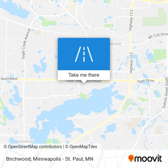 Birchwood map
