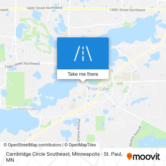 Cambridge Circle Southeast map