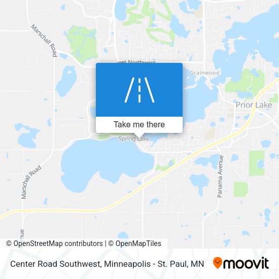 Mapa de Center Road Southwest