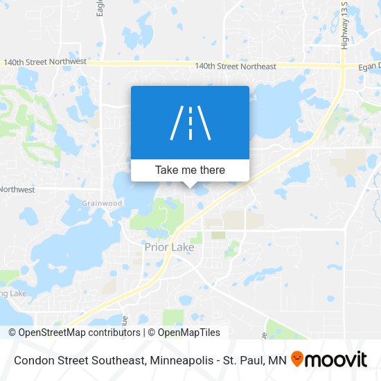 Condon Street Southeast map