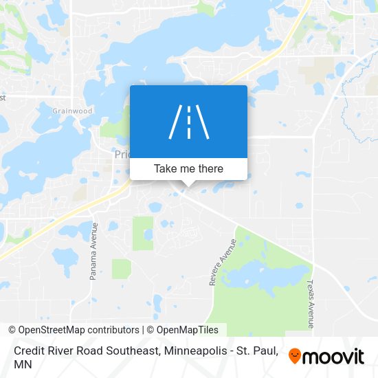 Credit River Road Southeast map
