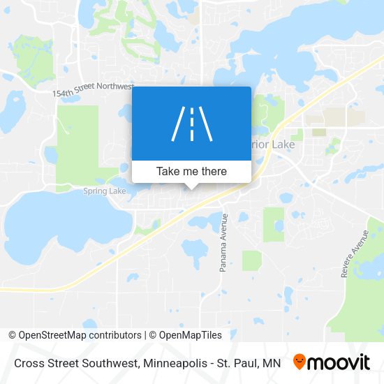 Cross Street Southwest map