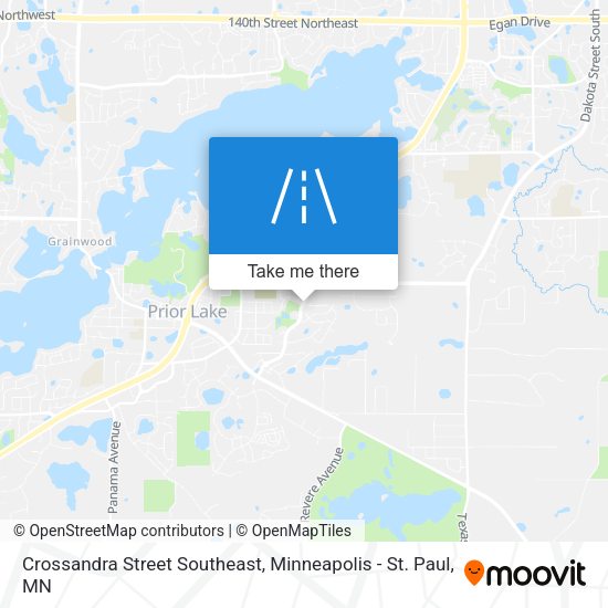Mapa de Crossandra Street Southeast