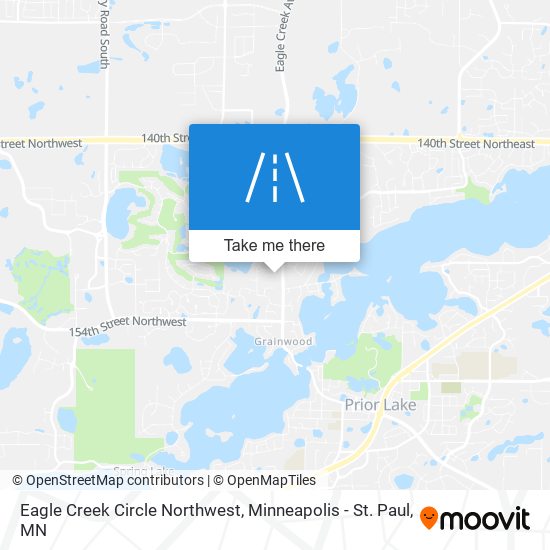 Mapa de Eagle Creek Circle Northwest