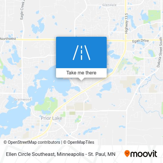Ellen Circle Southeast map
