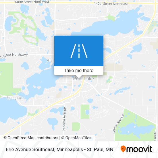 Erie Avenue Southeast map
