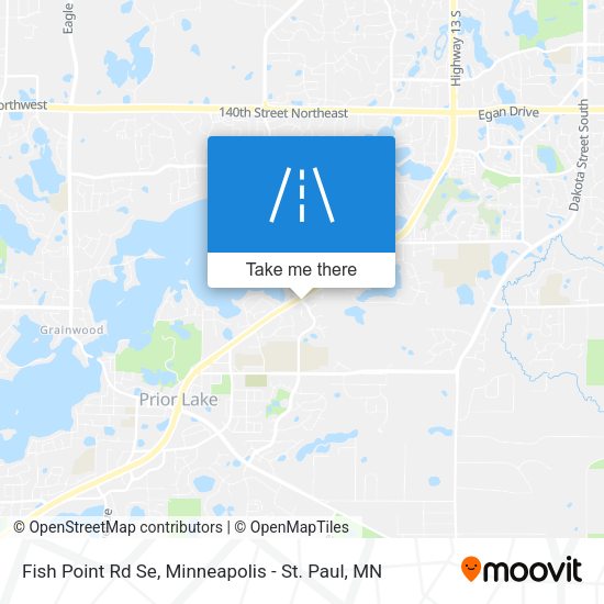 Fish Point Rd Se map