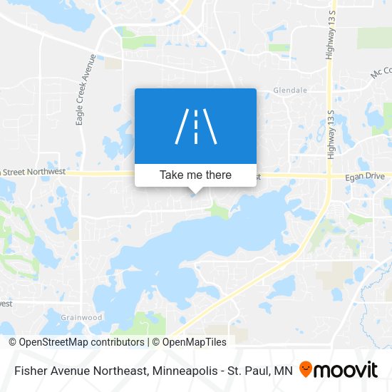 Mapa de Fisher Avenue Northeast