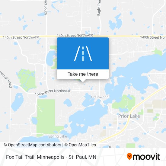 Fox Tail Trail map