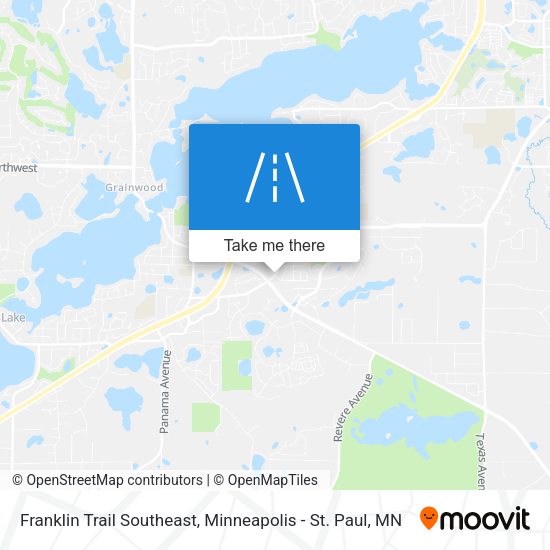 Mapa de Franklin Trail Southeast