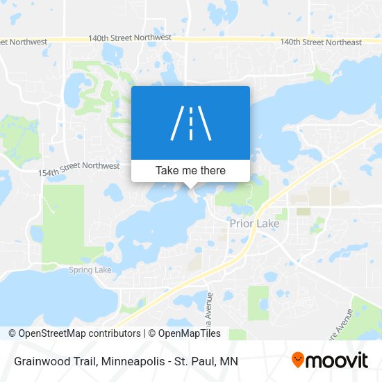 Mapa de Grainwood Trail