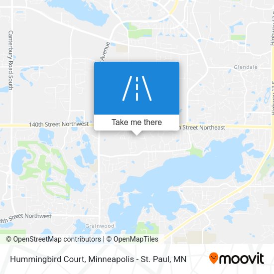 Hummingbird Court map
