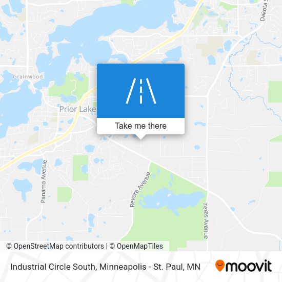 Mapa de Industrial Circle South