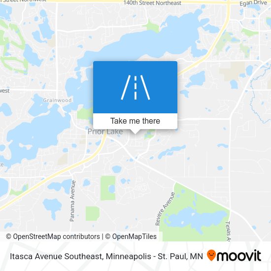 Itasca Avenue Southeast map