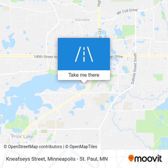 Kneafseys Street map