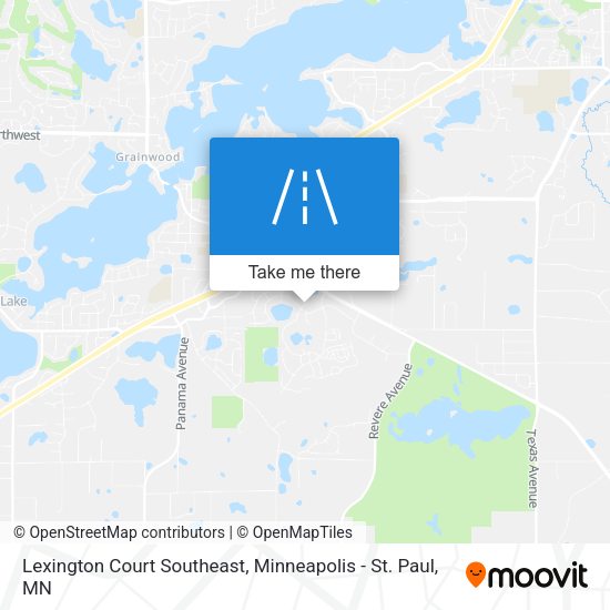Mapa de Lexington Court Southeast