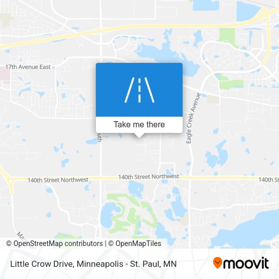 Little Crow Drive map