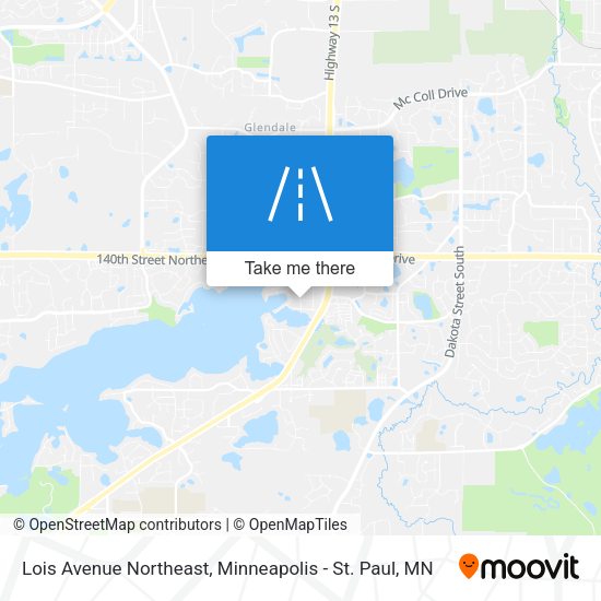 Mapa de Lois Avenue Northeast