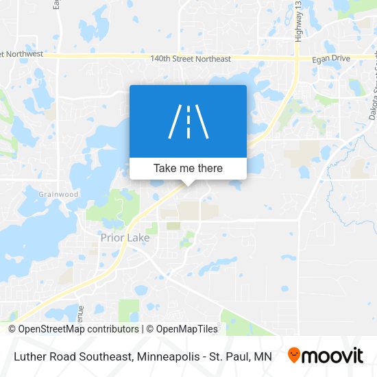 Mapa de Luther Road Southeast