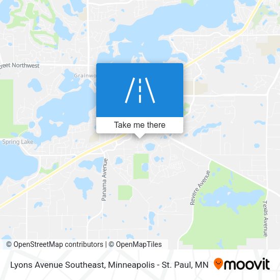 Mapa de Lyons Avenue Southeast