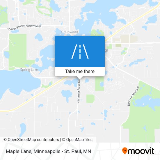 Mapa de Maple Lane
