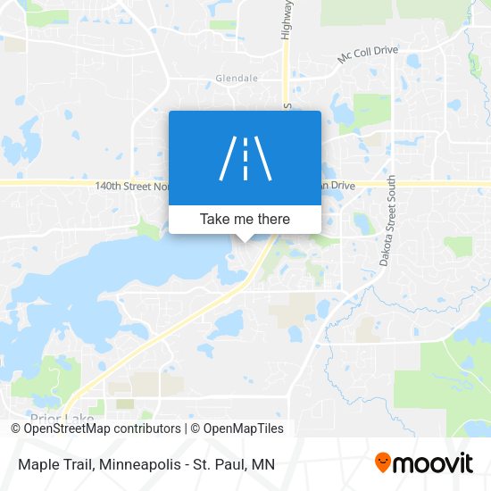 Maple Trail map