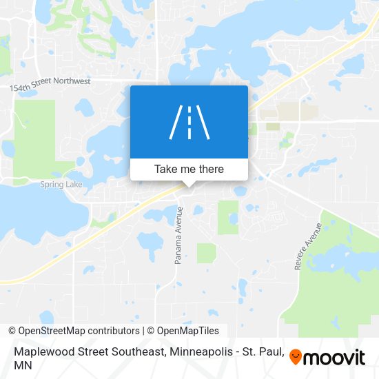 Maplewood Street Southeast map