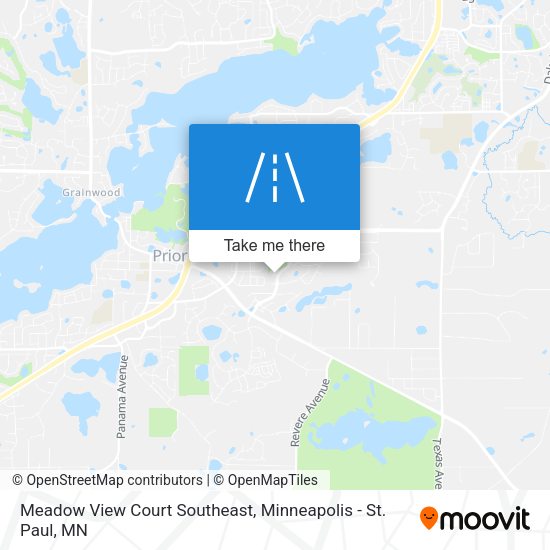 Meadow View Court Southeast map
