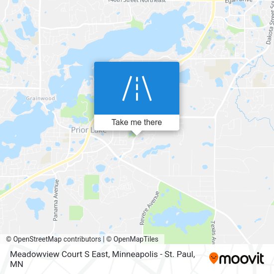 Mapa de Meadowview Court S East