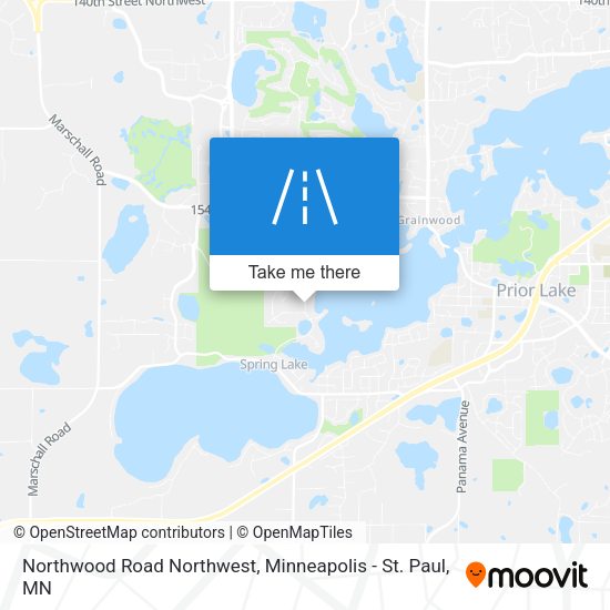 Mapa de Northwood Road Northwest