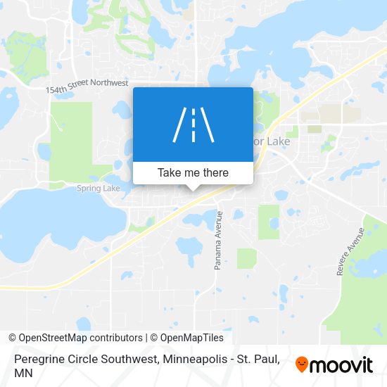 Peregrine Circle Southwest map