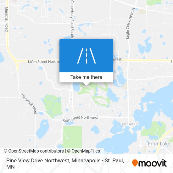 Mapa de Pine View Drive Northwest