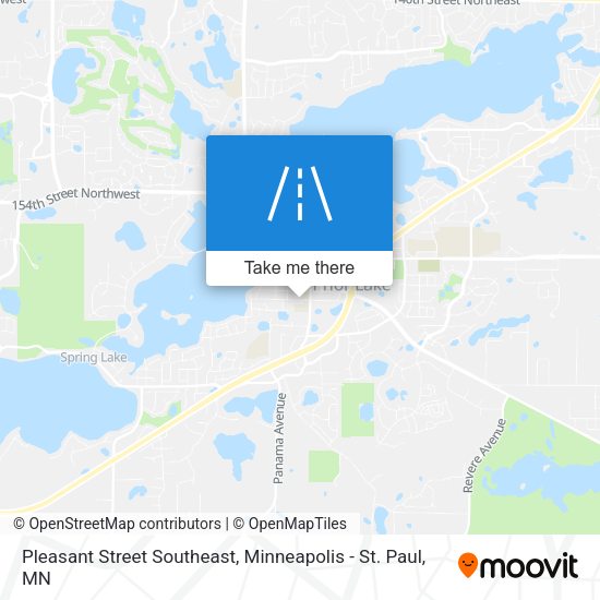 Pleasant Street Southeast map