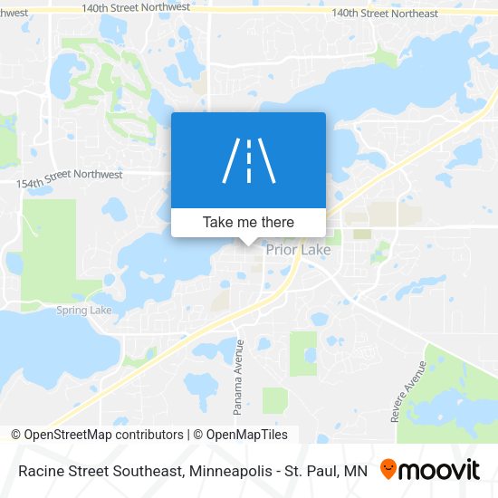 Mapa de Racine Street Southeast