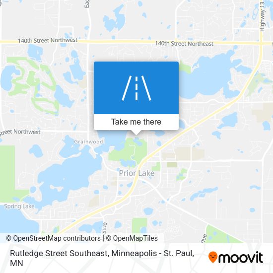 Mapa de Rutledge Street Southeast